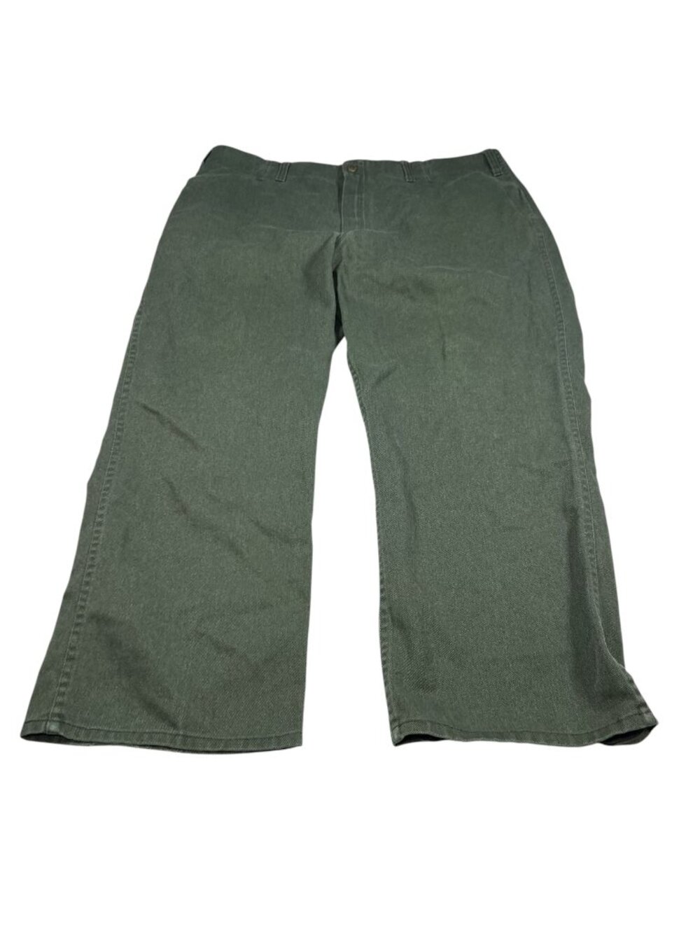Vintage Ben Davis Mens Gorilla Cut Green Twill Work Wear Pants Size 40x28 Skater